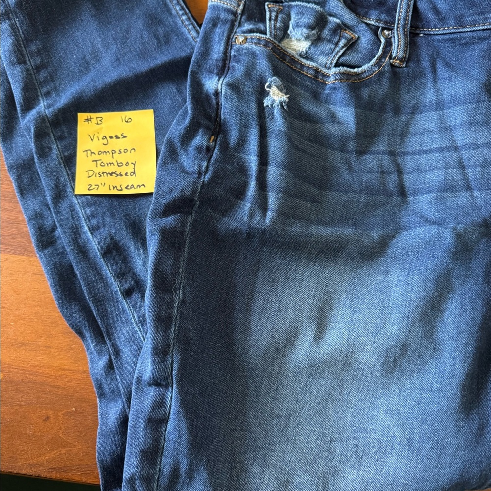 Vigoss Distressed Jeans Thompson Tomboy size 16